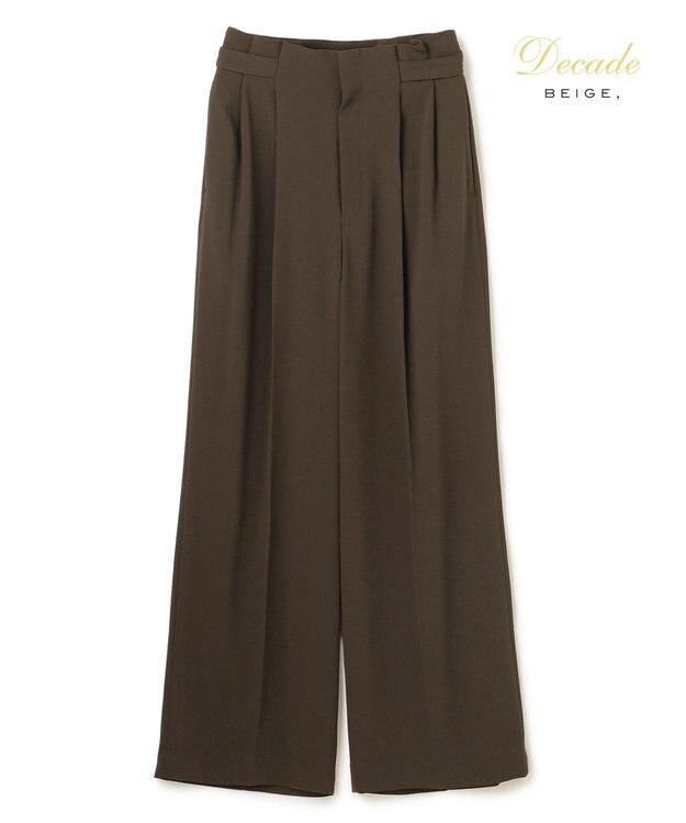 BEIGE， 【セットアップ対応】CINDY / ハイウエストパンツ Brown