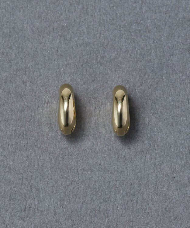 Phoebe 【金属アレルギー対応】シンプルフープスナップイヤリング　ゴールド ゴールド