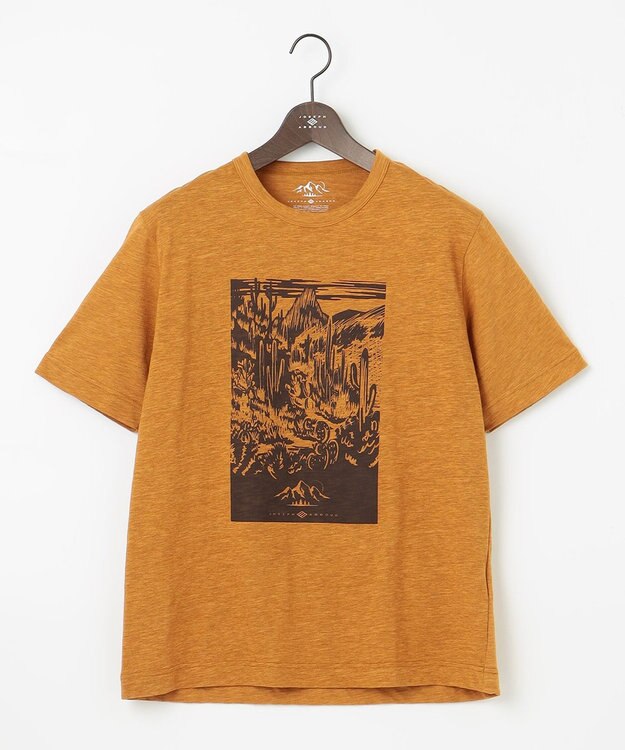 JOSEPH ABBOUD MOUNTAIN 【UNISEX】ヴィンテージオーガニック天竺 Tシャツ イエロー系