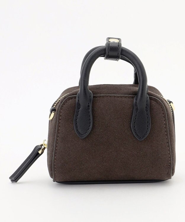 自由区 【SHIHOさん着用】スエードライクボストン バッグ スレート