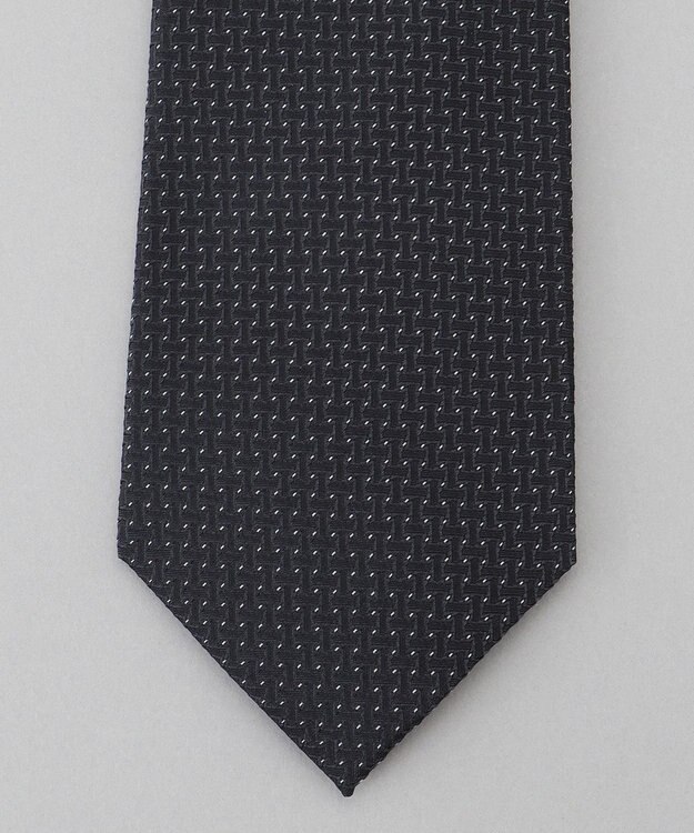 GOTAIRIKU GOTAIRIKU別注【日本製】シルク ネクタイ_小格子柄 ブラック系8