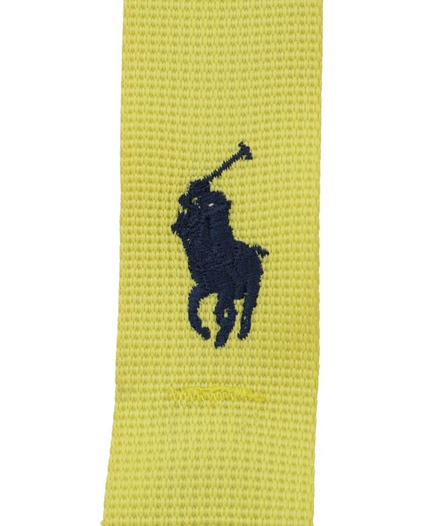 MOONBAT POLO RALPH LAUREN(ポロ ラルフローレン)カラビナ付き ストラップベルト 無地 撥水加工 レモンイエロー