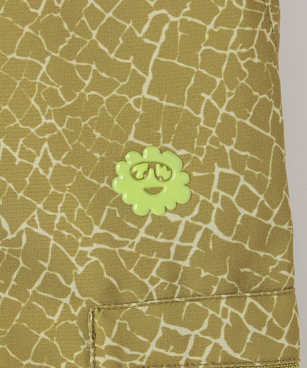 PW CIRCULUS 【MEN】ドライタッチ エレファント総柄プリントショートパンツ ゴルフ カーキ系5