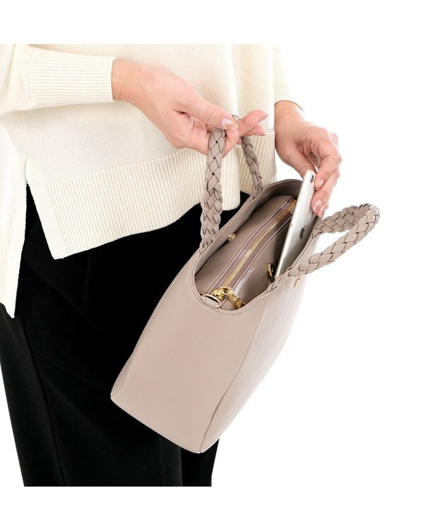 IBIZA アトラクティーボ　2WAYバッグ ピンクベージュ