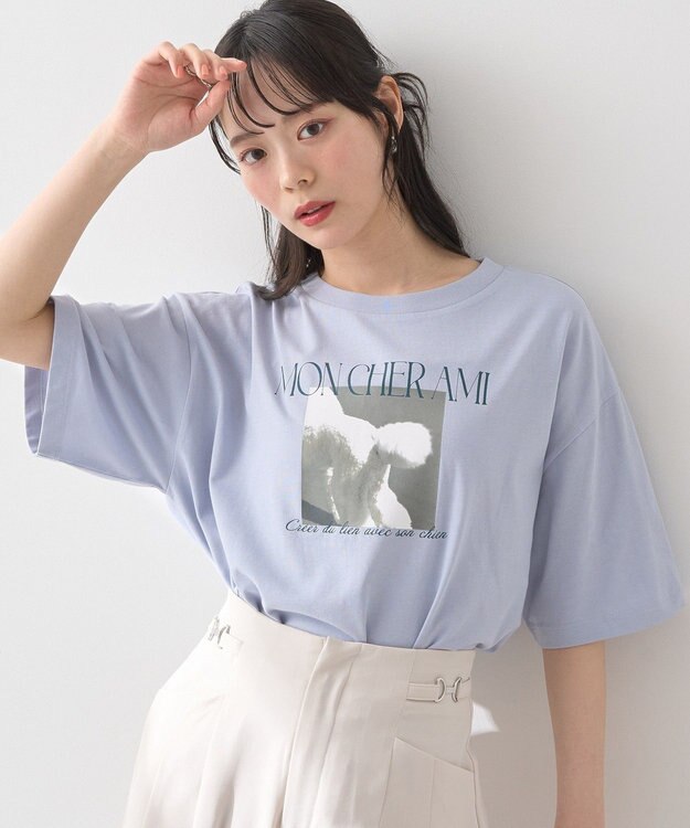 earth music&ecology 【接触冷感/洗濯機可】PhotoショートＴ Gray