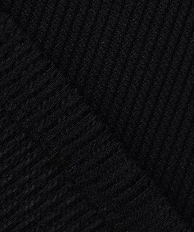 JOSEPH HOMME テックリブストレッチ ノーカラー・カットソージャケット ブラック系