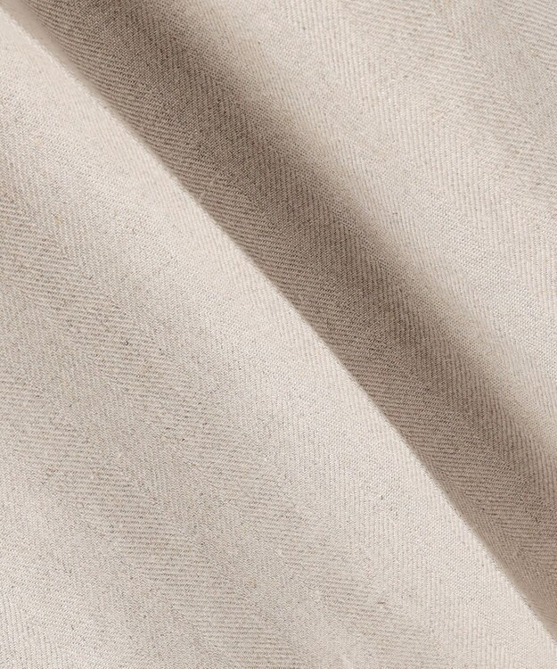 uncrave ヘリンボーン リネン ワイドパンツ（uncrave WHITE） フラックスA