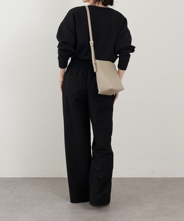 russet レザーミニショルダーバッグ(CE-1657) GrayBeige