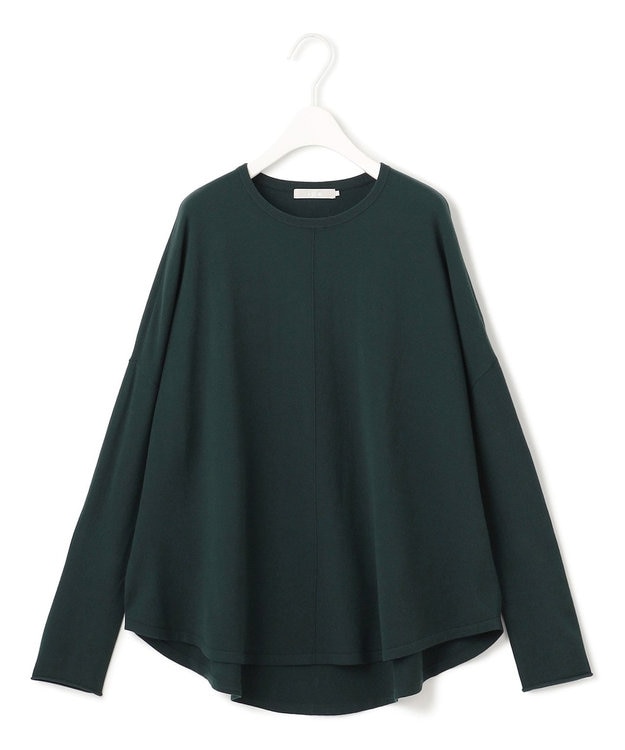 ICB 【洗える】 ヴィスコースワイド プルオーバー ミッドグリーン系
