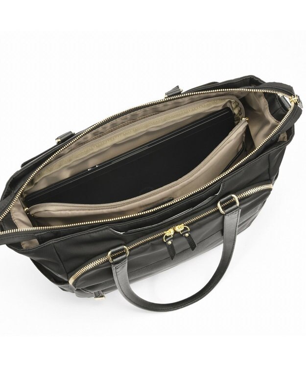 ACE BAGS & LUGGAGE ace. ラプリム トートバッグ レディースビジネス A4 13.3インチサイズ 68803 エース ブラック×ゴールド