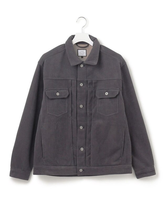 J.PRESS YORK STREET 【UNISEX】コーデュロイ Gジャン グレー系