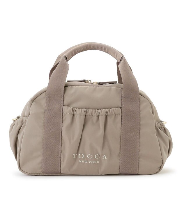 TOCCA 【WEB＆一部店舗限定】【一部カラー撥水】AMIRARE NYLON BOSTON M ボストンバッグ ベージュ系