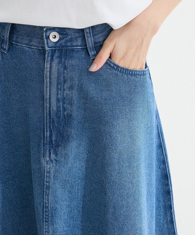 Green Parks ・ＳＵＧＡＲ　ＳＰＯＯＮ　グラデーションデニムスカー Black