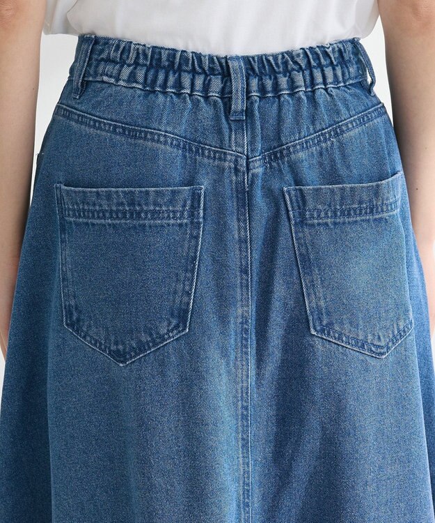 Green Parks ・ＳＵＧＡＲ　ＳＰＯＯＮ　グラデーションデニムスカー Black