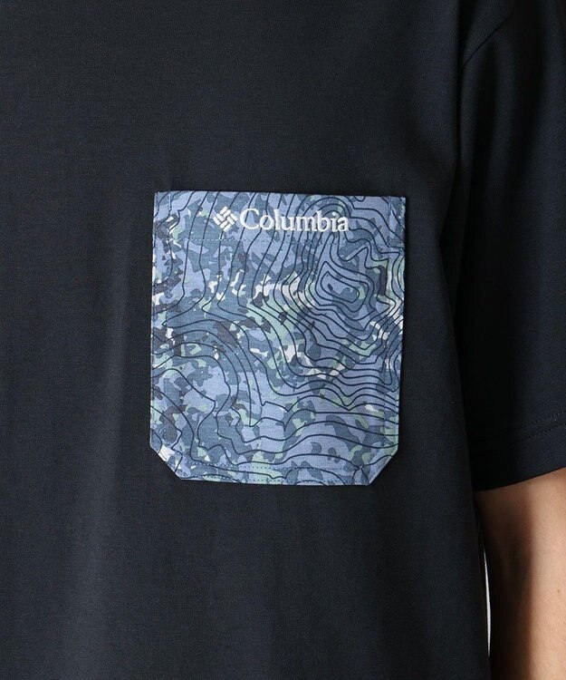 Columbia Columbia/ ヤングストリートショートスリーブクルー /コロンビア Black Camo