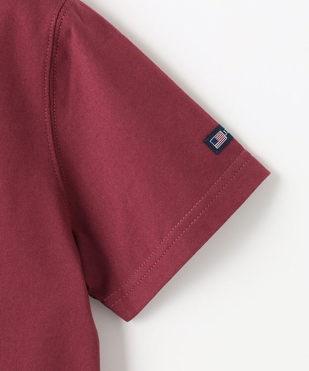 J.PRESS KIDS 【110-130cm】ハウスプリント Ｔシャツ バーガンディ系