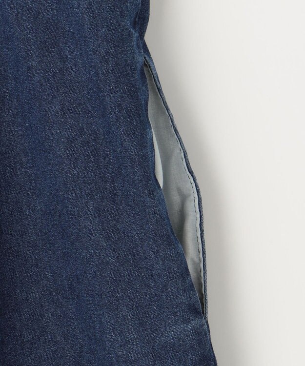 組曲 【WEB限定】デニム キャミワンピース ユーズドブルー系