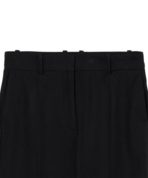 JOSEPH 【FOUNDATIONS】ギャバジンストレッチ スリムストレートトラウザーズ Black
