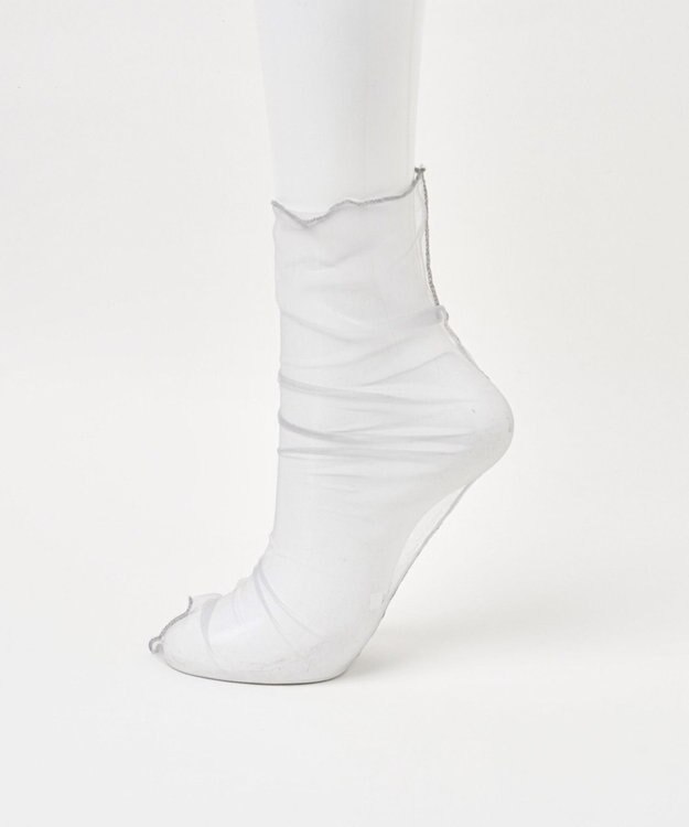 WEGO シアークルーソックス オフホワイト