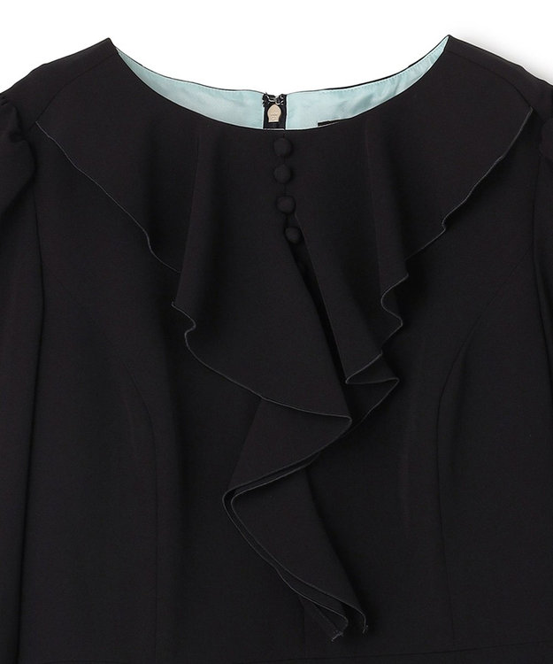 TOCCA 【洗える・消臭】FRILL BLOOM ドレス ネイビー系