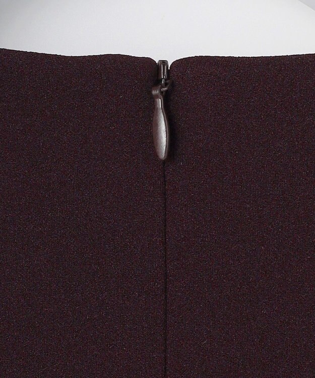 J.PRESS LADIES ジョーゼットダンボール ボトルネック カットソー パープル系