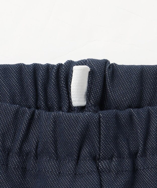 ANY KIDS 裾リボン 無地レギンス ネイビー