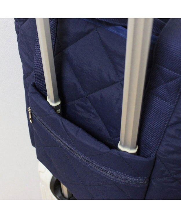 ROOTOTE 1154【大容量:キャリーケース装着可能】SN.グランデボックス.ソリッド-A 02：ネイビー