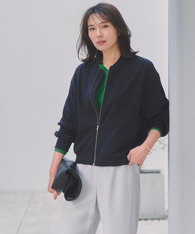 UNFILO BEAUTY MOVE ヘビロテ ブルゾン ネイビー