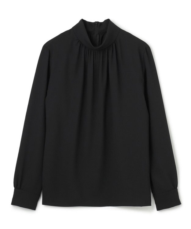 BEIGE， 【L-size】EVA / ハイネックロングスリーブブラウス Black