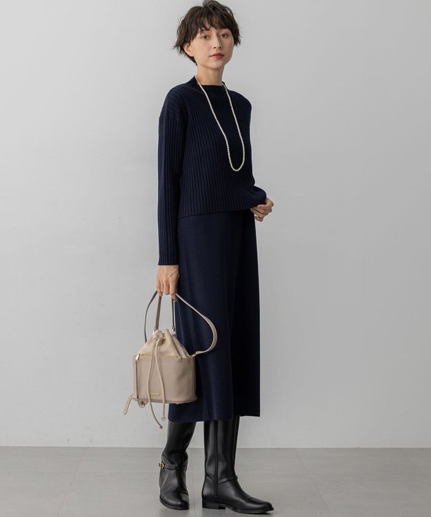 23区 パール ロンデル  ロング ネックレス ゴールド系