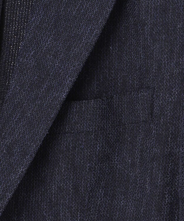 JOSEPH ABBOUD 【JAPAN FABRIC】 軽量 ラッセルブレザー ネイビー系