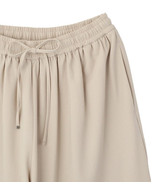 Green Parks イージーケアワイドガウチョパンツ Light Beige