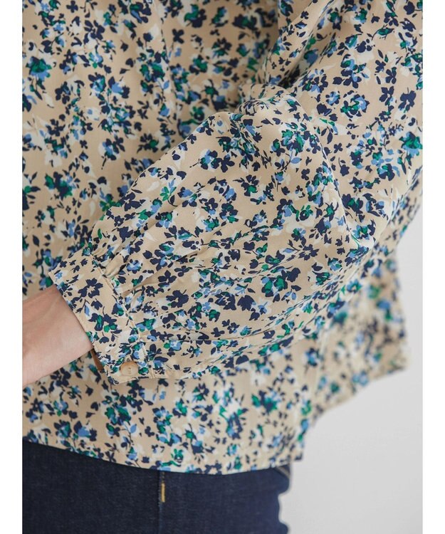 AMERICAN HOLIC アソートプリントフリルブラウス Light Beige