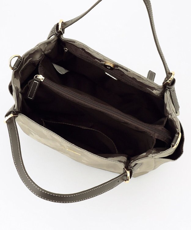 LA BAGAGERIE シャドージャカード 2WAYミニトートバッグ グレージュ