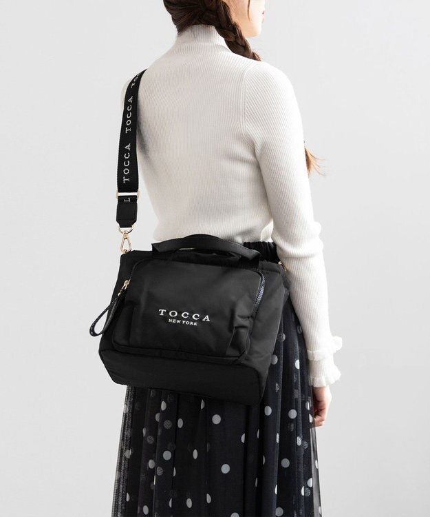 TOCCA 【WEB＆一部店舗限定】METRO NYLON TOTE S トートバッグ S ブラック系