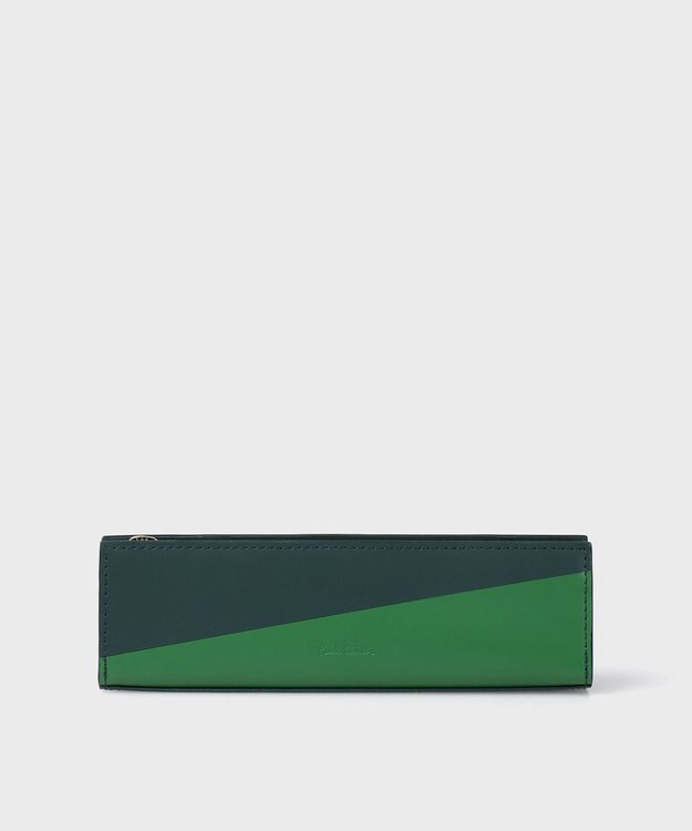 Paul Smith コンビネーション ペンケース ダークグリーン