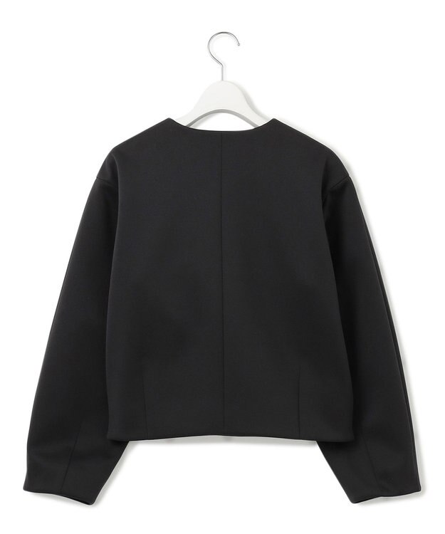 23区 S 【洗える】ネオプレーンジャージー ジャケット ブラック系