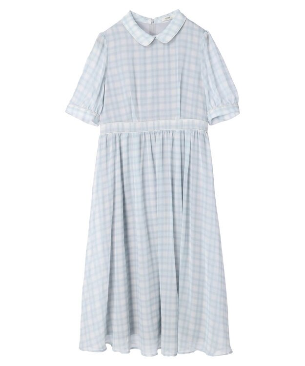 earth music&ecology クラシカルチェックワンピース Beige