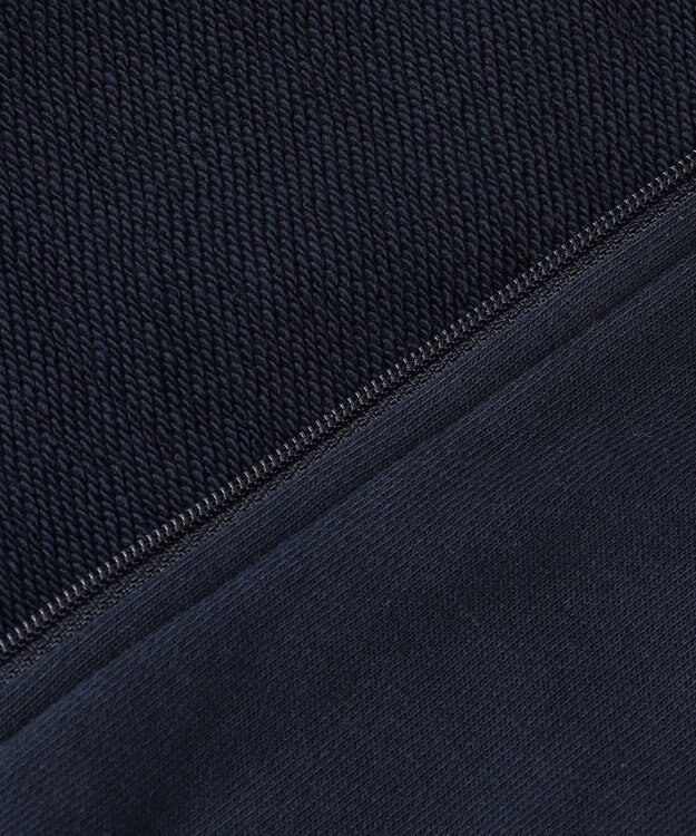 組曲 KIDS 【110-140㎝】ラウンドカラージップアップパーカー ネイビー