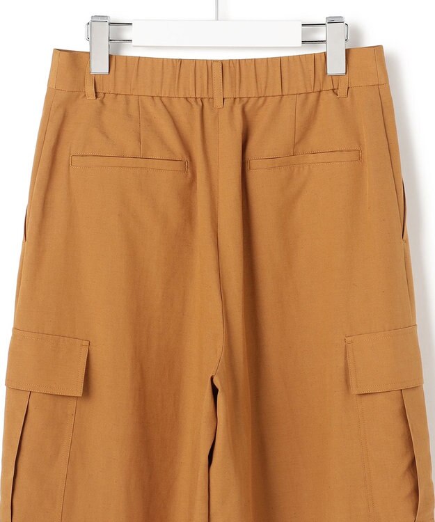 23区 【先行予約】コットンスラブポプリン カーゴパンツ シナモン系