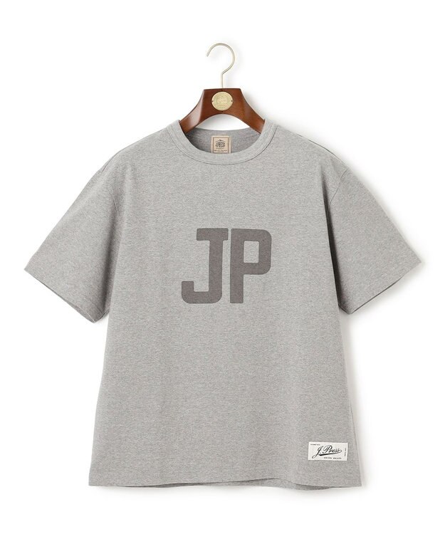J.PRESS MEN 【NYUZELESS】JP グラフィック Tシャツ ライトグレー系