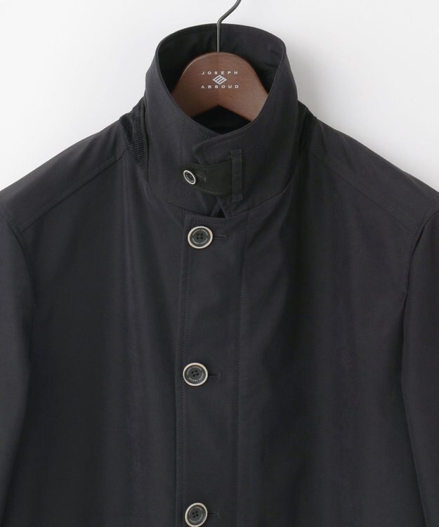 JOSEPH ABBOUD 【ストレッチ/パウダータッチ/JAPANファブリック】アーティローザストレッチ コート ブラック系