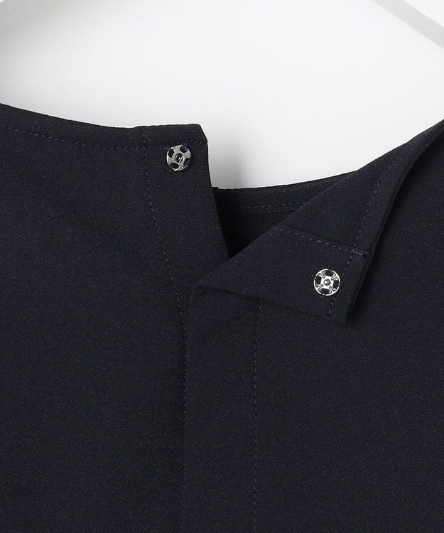 J.PRESS LADIES L 【セットアップ対応】Light ジョーゼット プルオーバー ブラウス ネイビー系