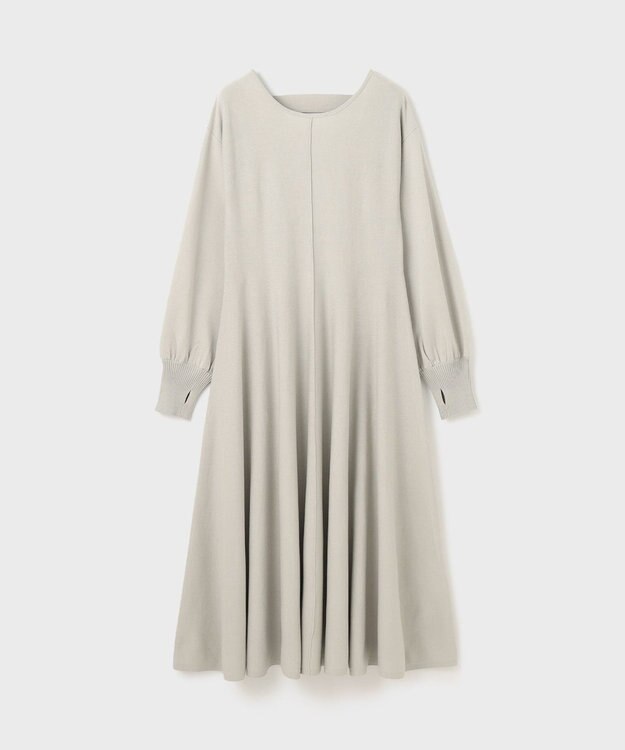 GRACE CONTINENTAL バックオープンニットワンピース グリーン