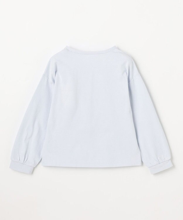 ANY KIDS 【Strawberry Collection】アートプリント 長袖Tシャツ サックスブルー