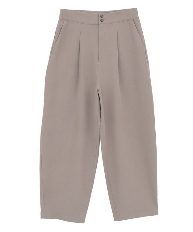 AMERICAN HOLIC カーブスラックスパンツ Gray Beige