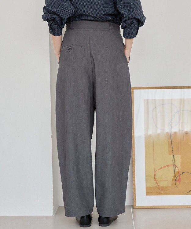 AMERICAN HOLIC カーブスラックスパンツ Gray