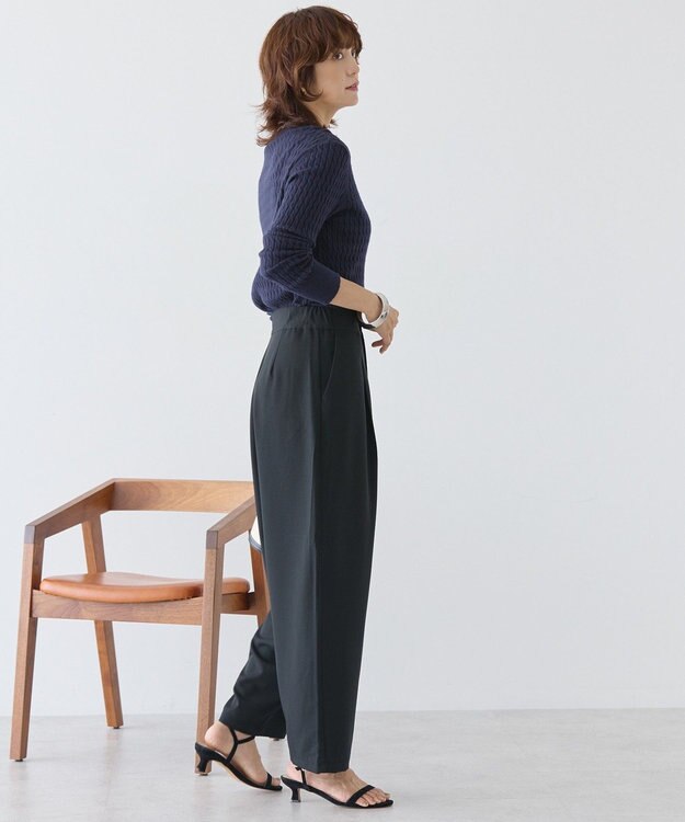 AMERICAN HOLIC カーブスラックスパンツ Black