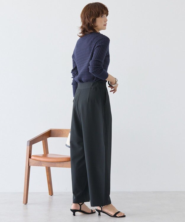 AMERICAN HOLIC カーブスラックスパンツ Black