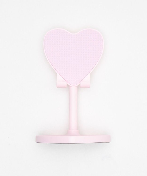WEGO カラーハートスマホスタンド ピンク